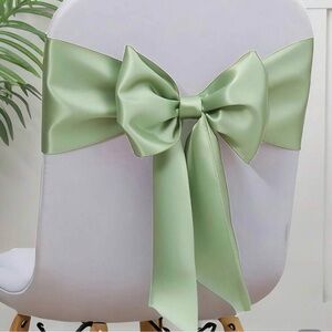 Decorative Satin Bows | Sage | 8-Pack | Size: 17x275cm